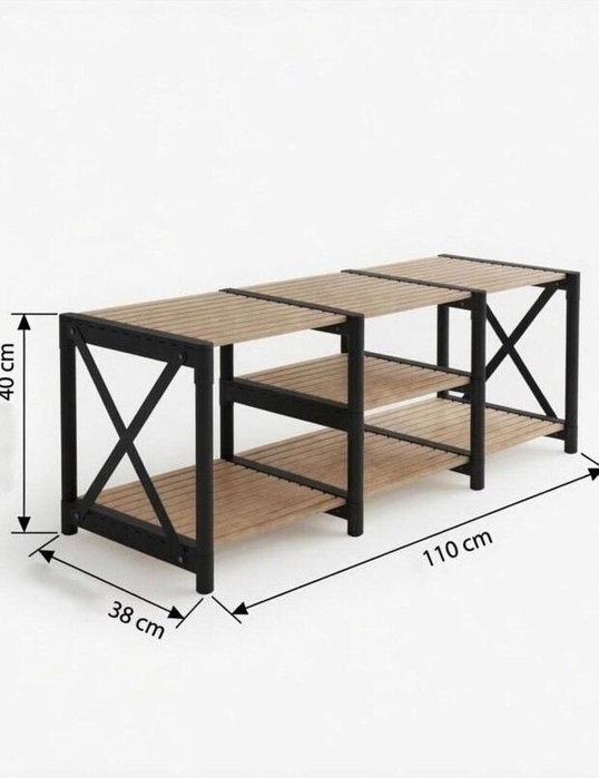 Hanah Home Soporte para TV Negro